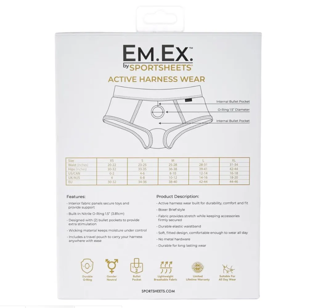 Sportsheets Em.Ex. Fit Active Wear Strap-On Harness