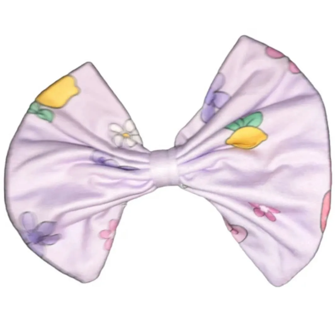Spring Baby Fabric Hair Bow *