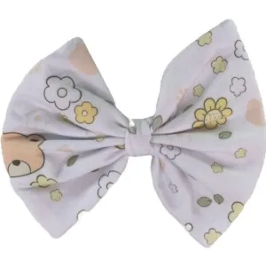 Spring Bears Fabric Hair Bow ^
