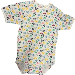 Squishyabdl Mouse Pattern Cotton Bodysuit