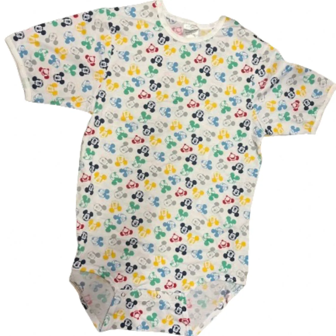 Squishyabdl Mouse Pattern Cotton Bodysuit