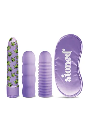 Stoner Vibes Weed Vibrator Purple Bonga Bunga Kit