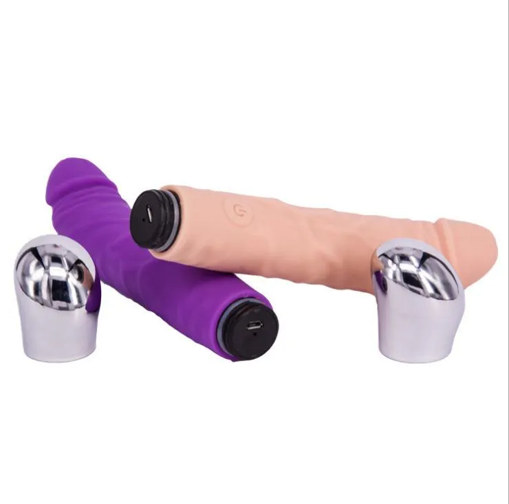 Strap-On Harness Kit with Vibration Silicone Dildos ( Random Color)