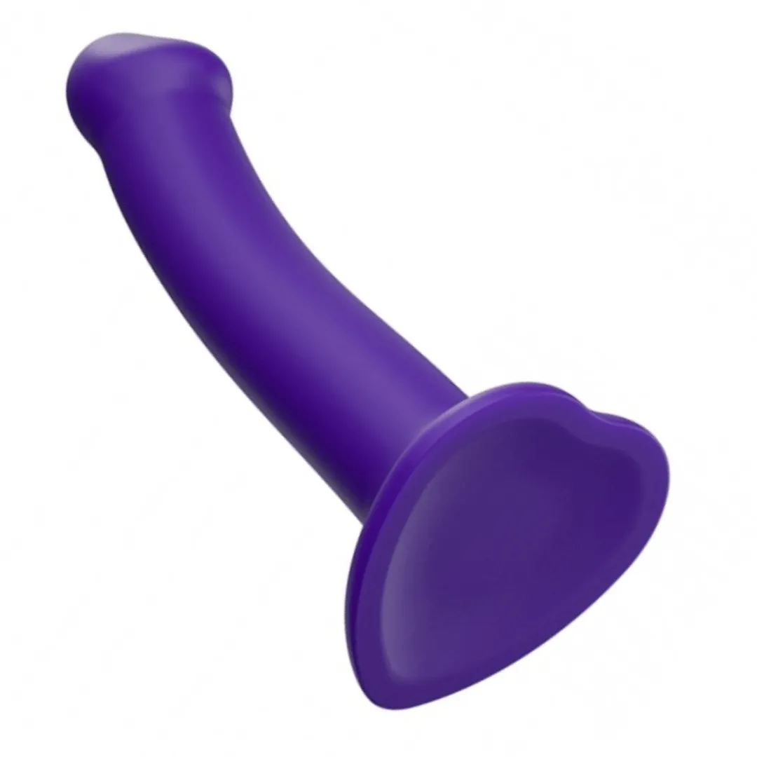 Strap-On-Me Semi-Realistic Medium Silicone Dildo - Purple