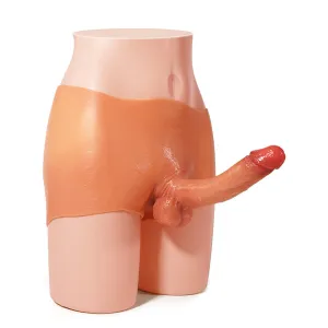 Strap On Realistic Dildo Pants - Wearable Silicone Couple Sex Toys for Lesbian Gifts