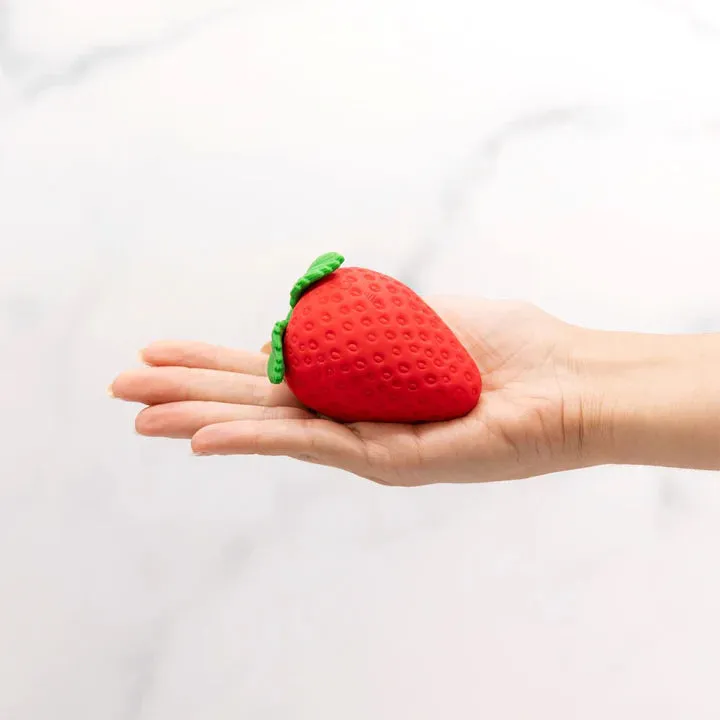 Strawberry Vibrating Massager by Emojibator