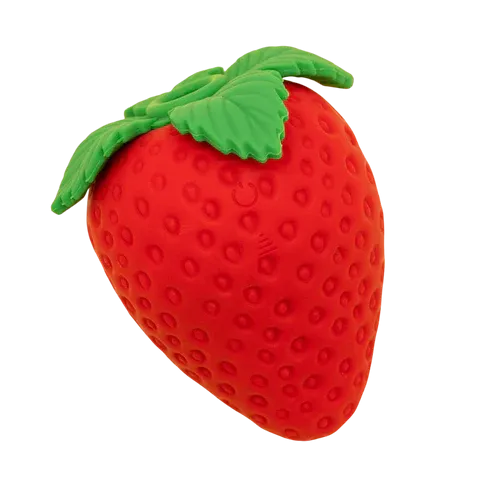 Strawberry Vibrating Massager by Emojibator