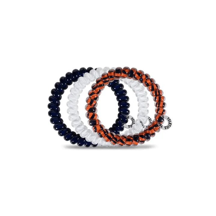 Teleties Auburn University Small Hair Ties 3pk