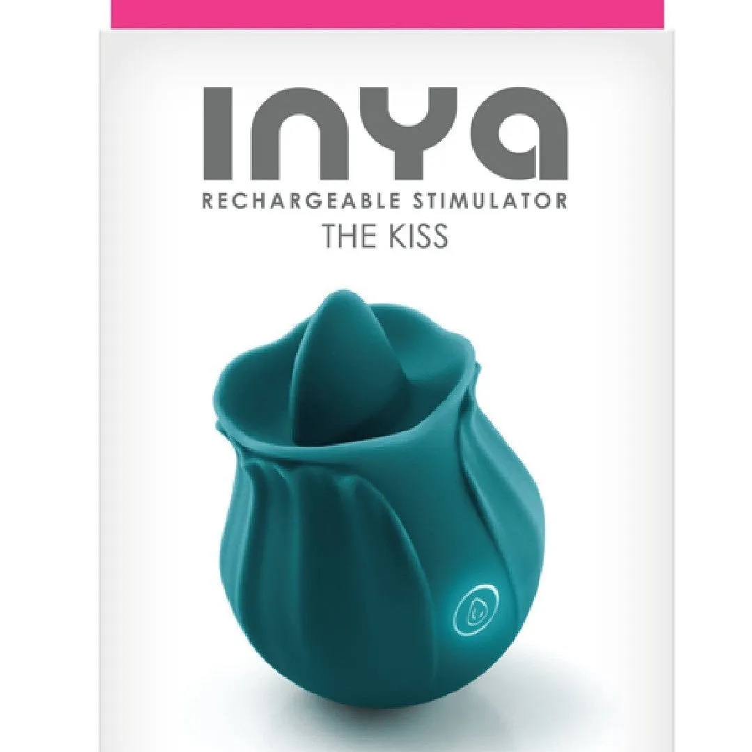 The Kiss Flickering Tongue Vibrator - Dark Teal