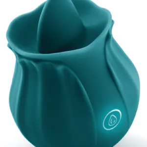 The Kiss Flickering Tongue Vibrator - Dark Teal