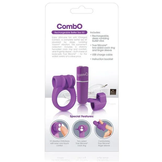 TheScreamingO - Charged CombO Rechargeable Better Sex Starter Kit