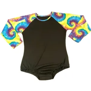 Tie-Dyed Raglan Bodysuit