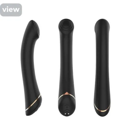 TOYBOX MARIO Flattened Tip G and P spot Vibrator Black