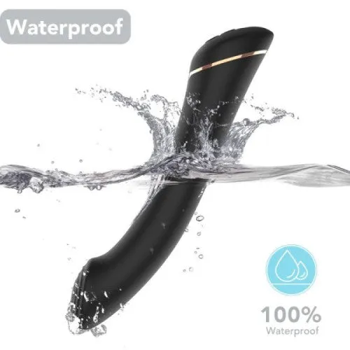 TOYBOX MARIO Flattened Tip G and P spot Vibrator Black
