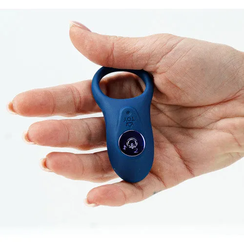 TOYBOX Sonic Blue vibrating penis ring ONE SIZE