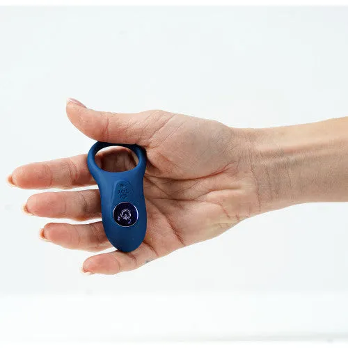TOYBOX Sonic Blue vibrating penis ring ONE SIZE