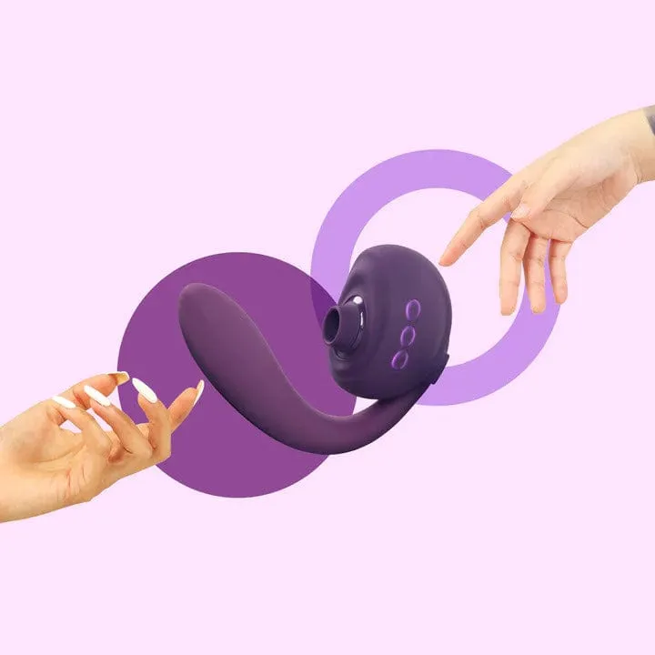 Tracy's Dog - OG 3 Detachable Clitoral Sucking Vibrator (Purple)