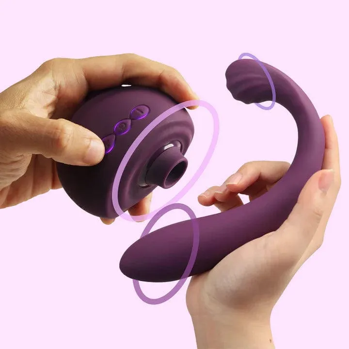 Tracy's Dog - OG 3 Detachable Clitoral Sucking Vibrator (Purple)
