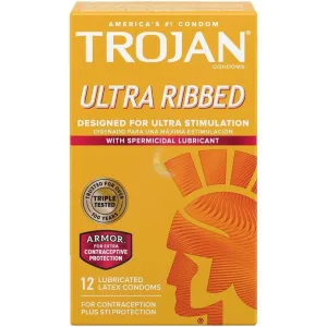 Trojan Ultra Ribbed Armor Condoms