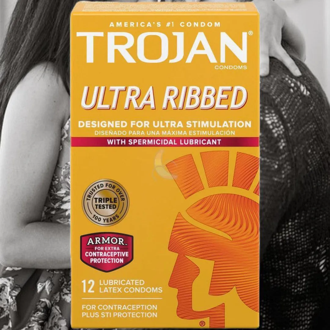 Trojan Ultra Ribbed Armor Condoms