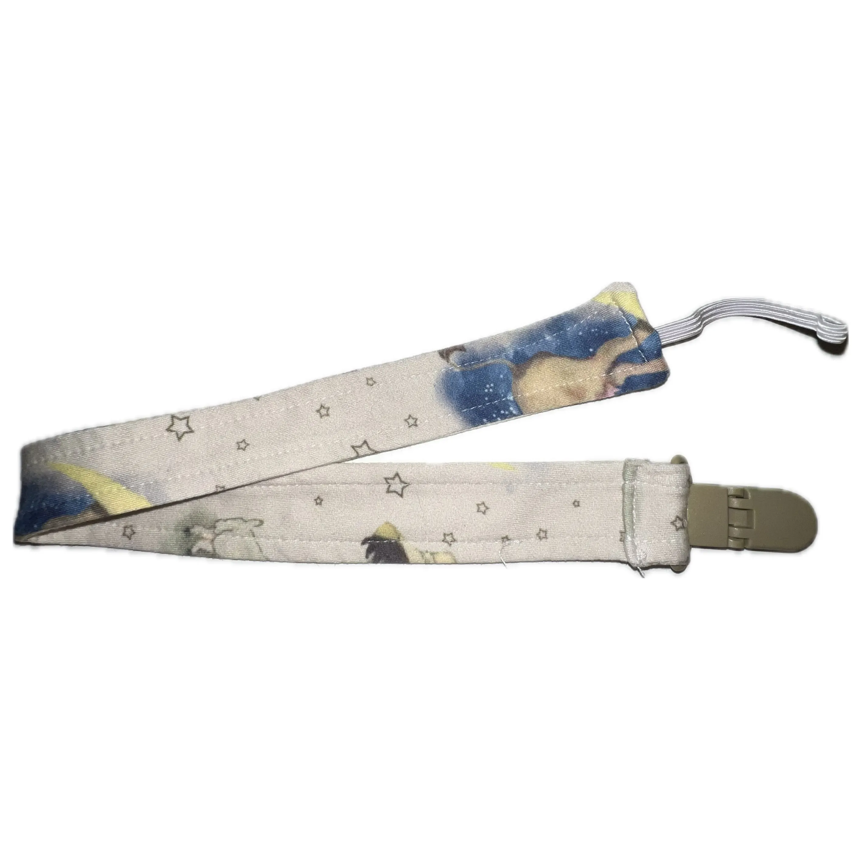 Twisted Tales Fabric Pacifier Clips