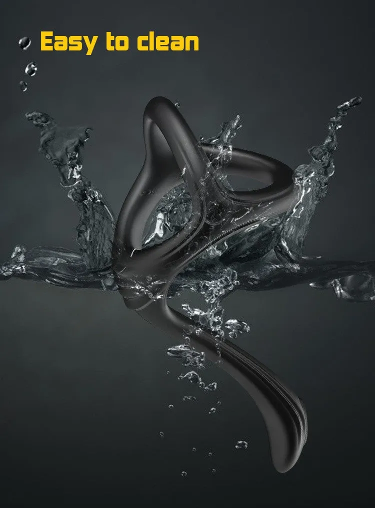 Useeker Erection Enhancing Tail Silicone Penis Ring USK-C10