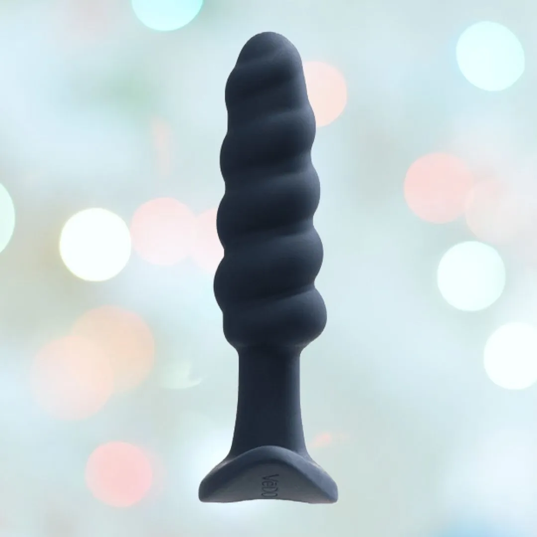 VeDO Twist Plug Vibrating Butt Plug  - Black