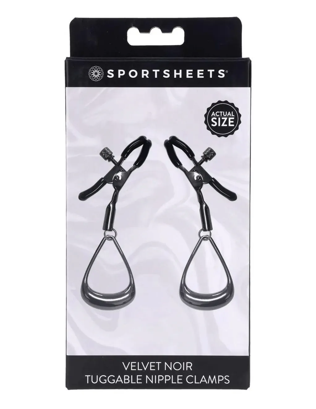 Velvet Noir Tuggable Nipple Clamps