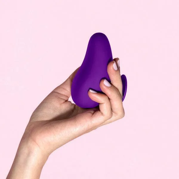 Wellness Palm Sense Rumbly External Vibrator with Finger Hold