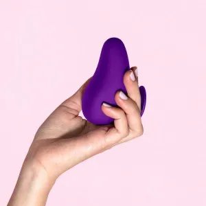 Wellness Palm Sense Rumbly External Vibrator with Finger Hold