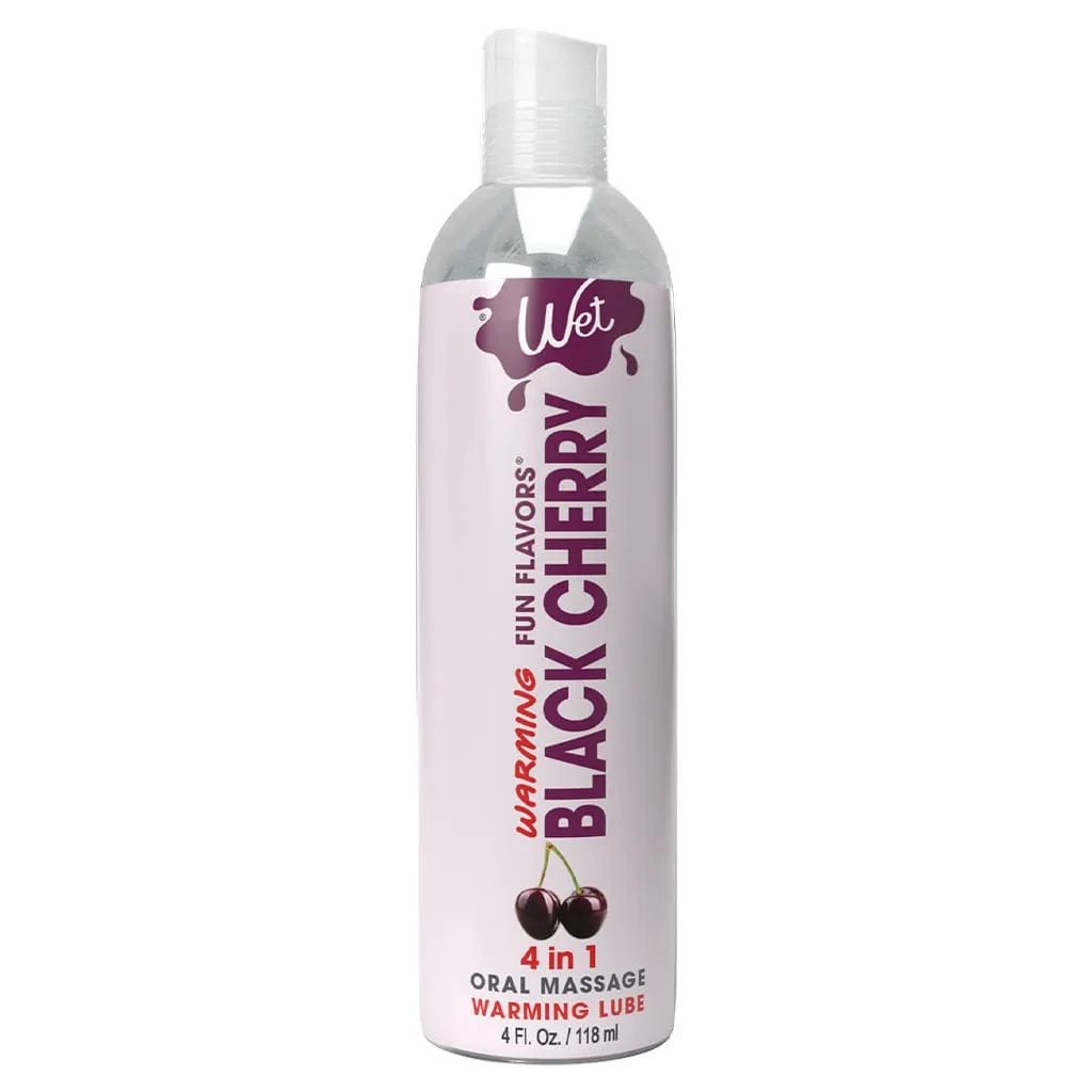 Wet Fun Flavors 4-in-1 Black Cherry Warming Lubricant