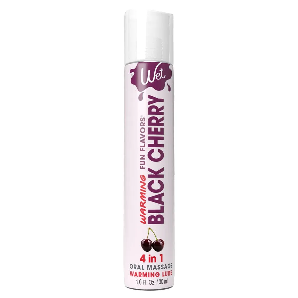 Wet Fun Flavors 4-in-1 Black Cherry Warming Lubricant