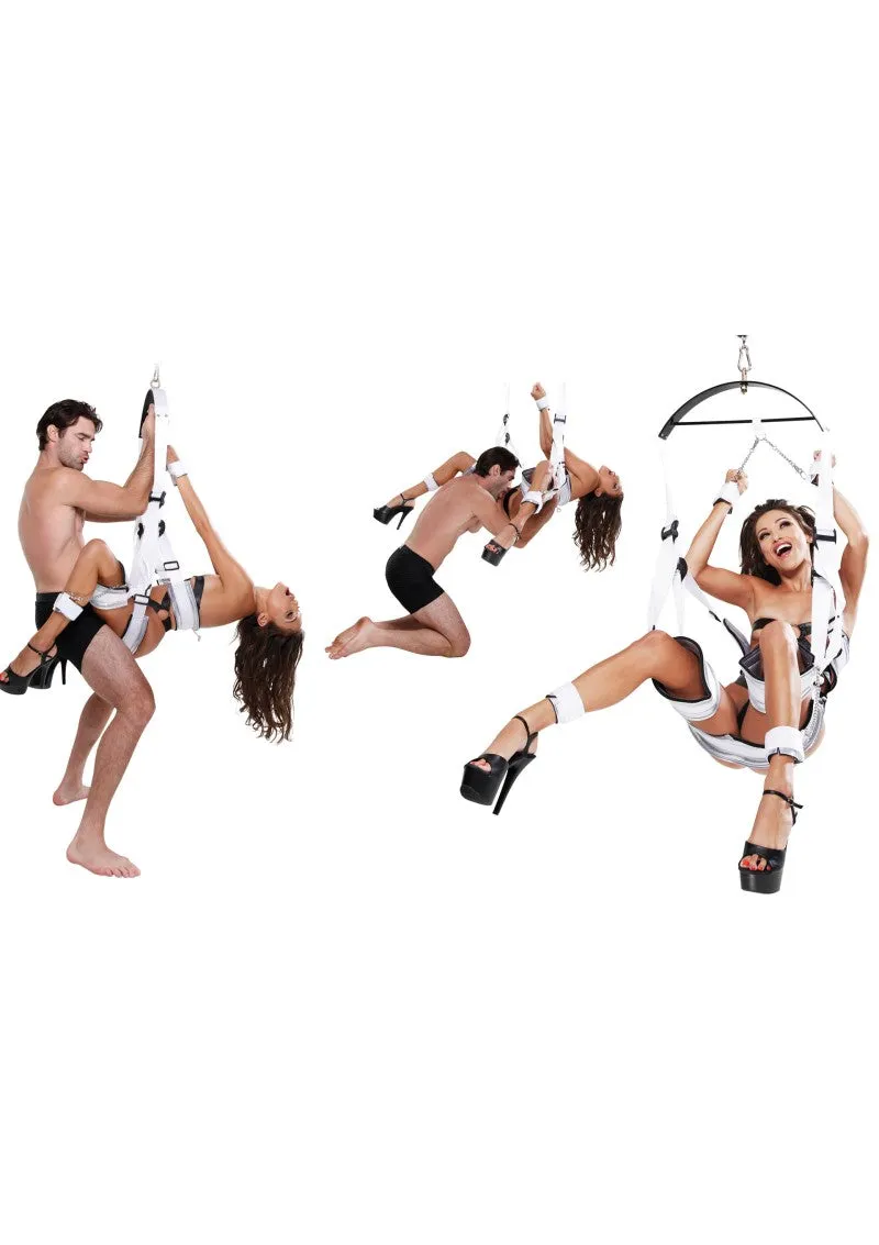 White Fantasy Bondage Swing | Fetish Fantast Series | Couples