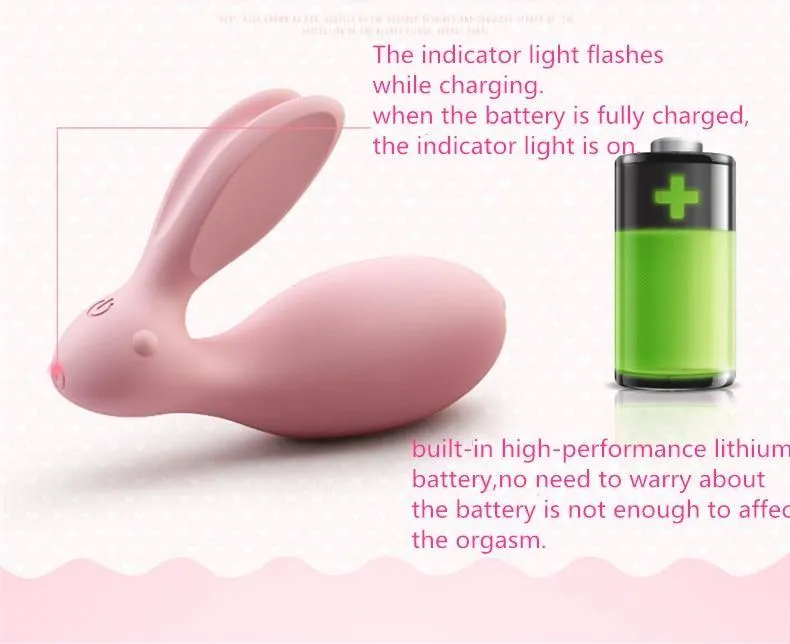 WOWYES Dual Women Rabbit Sex Waterproof Vibrator